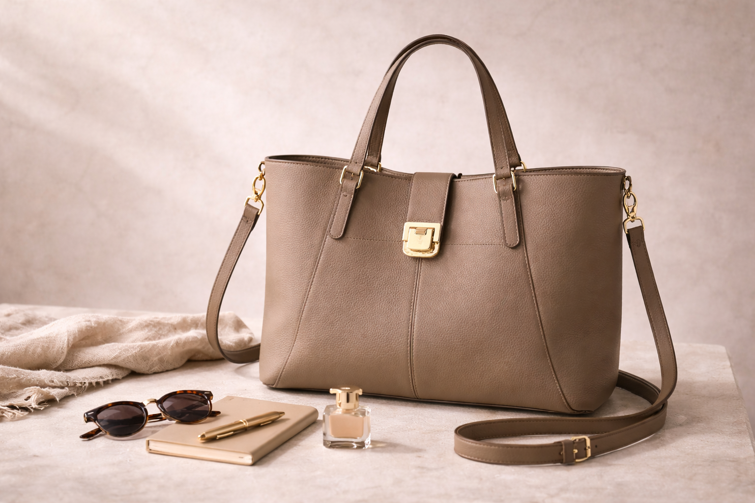 Le sac fourre-tout bandoulière : grand format, même élégance