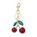 Accessoire pour sac à main - Pendentif cerise en résine