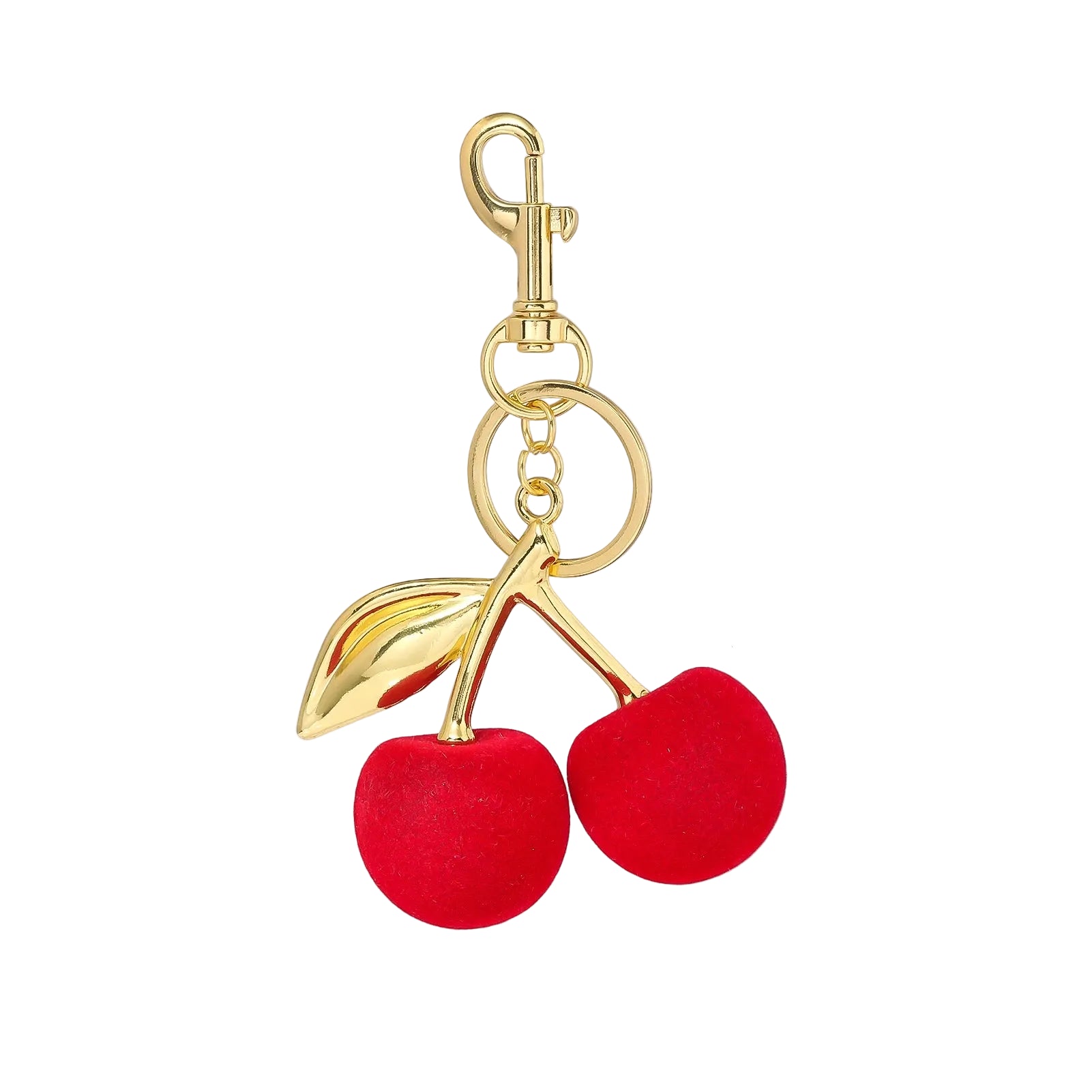 Accessoire pour sac à main - Pendentif cerise en résine