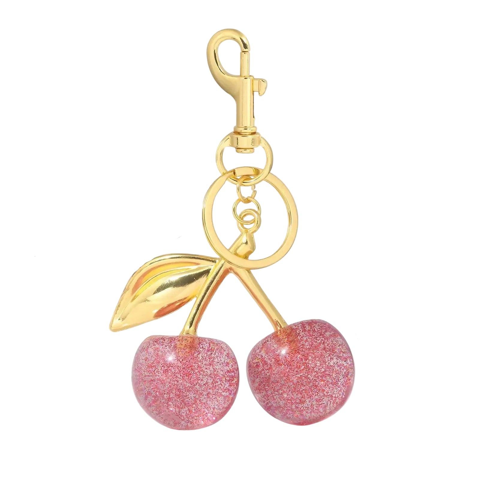 Accessoire pour sac à main - Pendentif cerise en résine