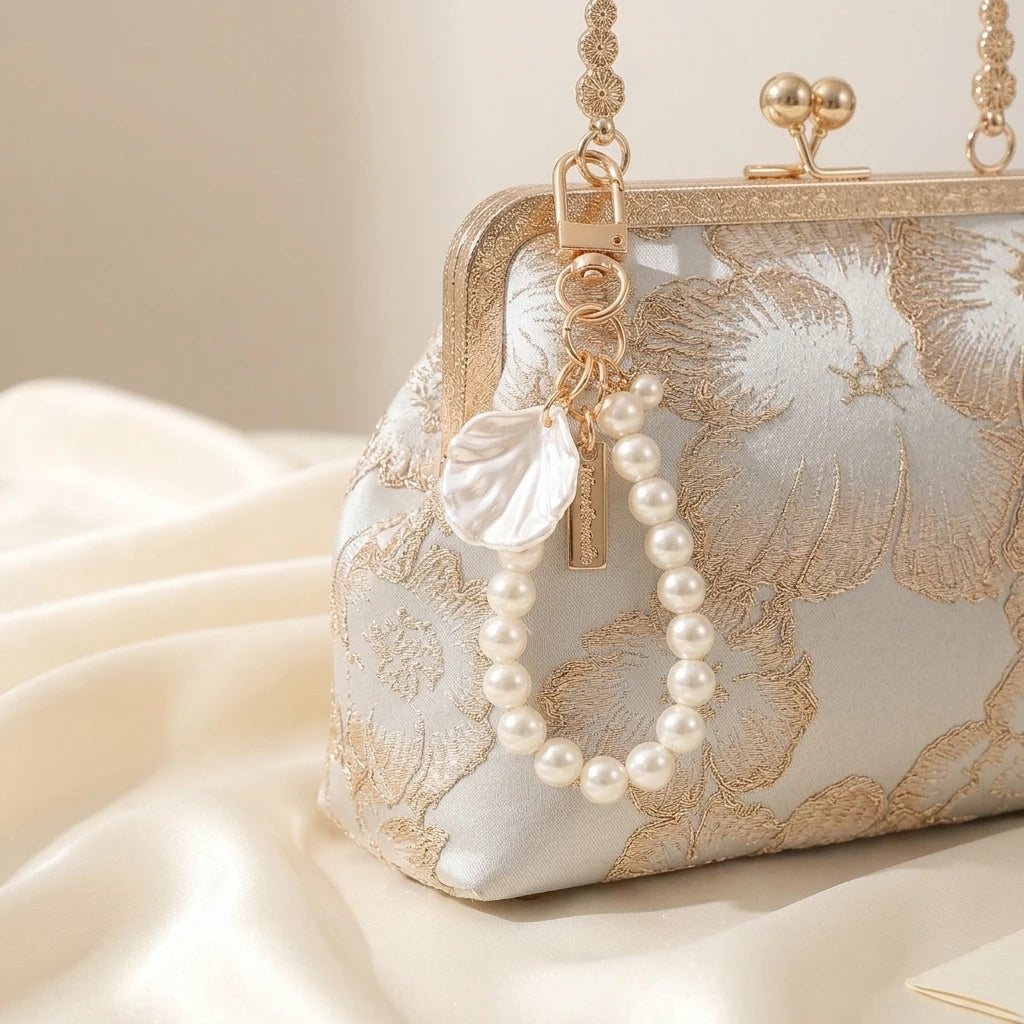 Accessoire pour sac à main - Pendentif en perles