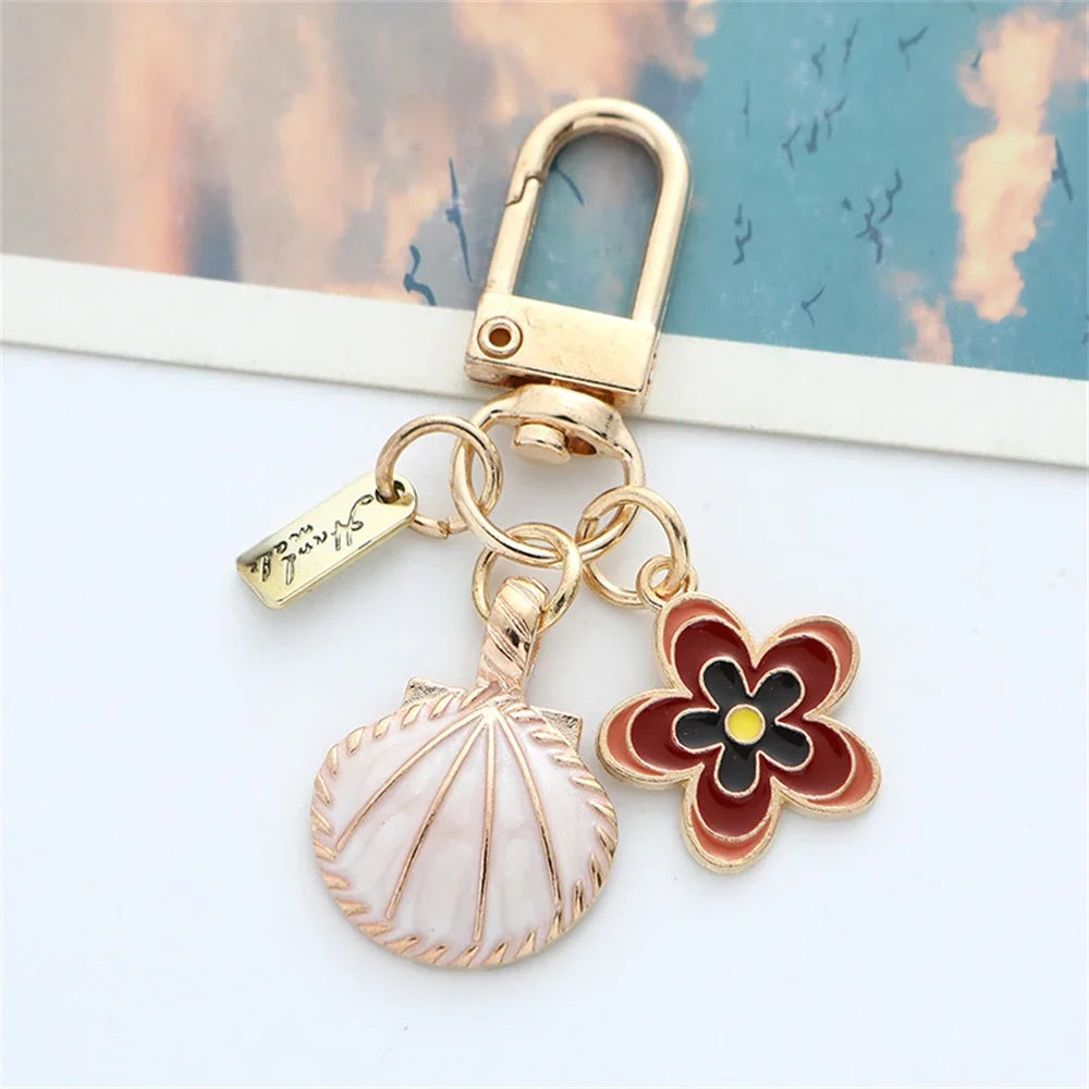 Accessoire pour sac à main - Pendentif fleur de cerisier en émail