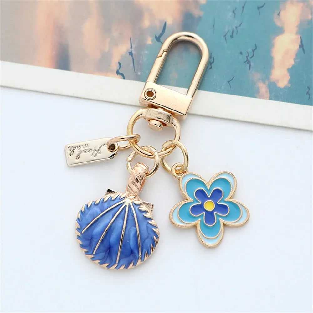 Accessoire pour sac à main - Pendentif fleur de cerisier en émail