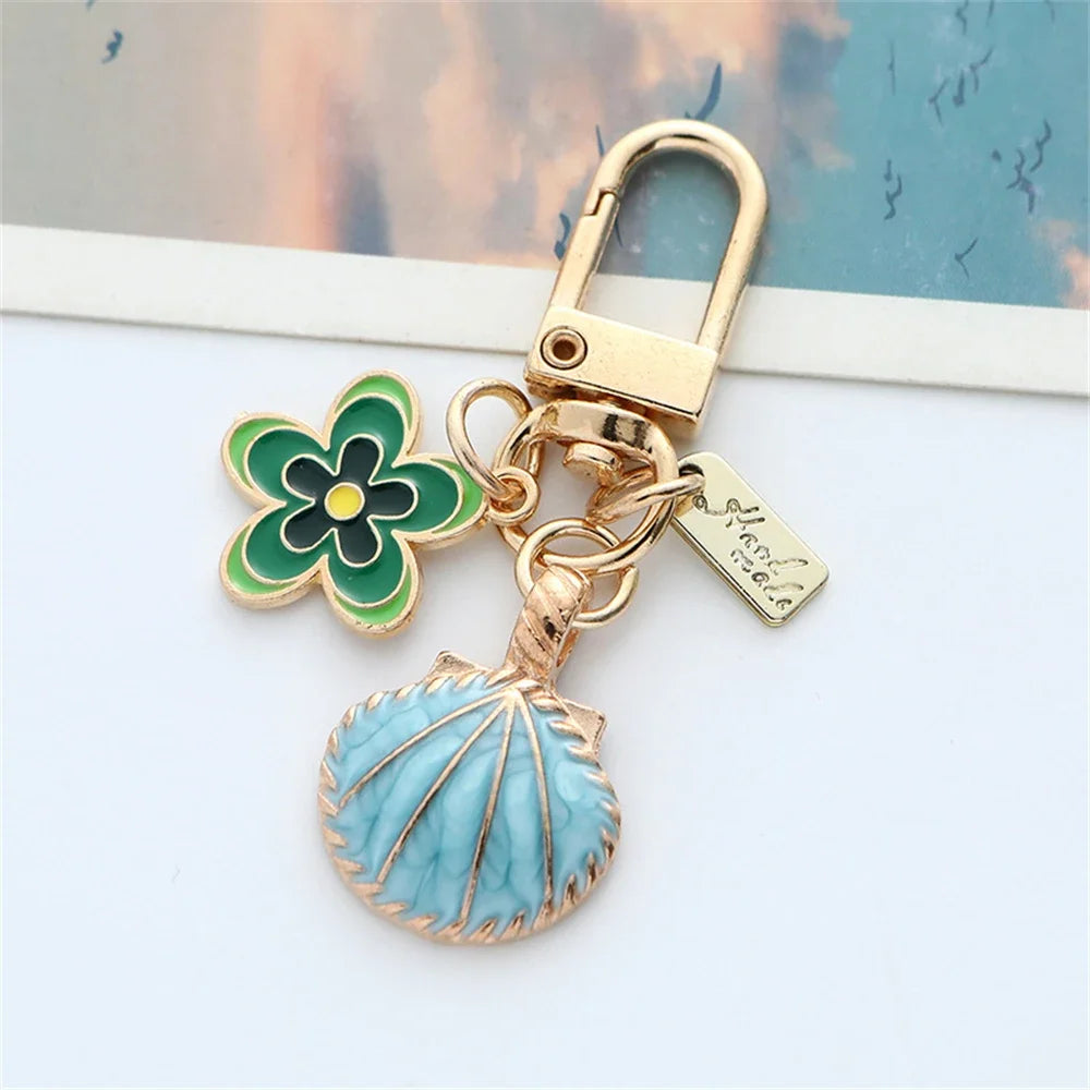Accessoire pour sac à main - Pendentif fleur de cerisier en émail