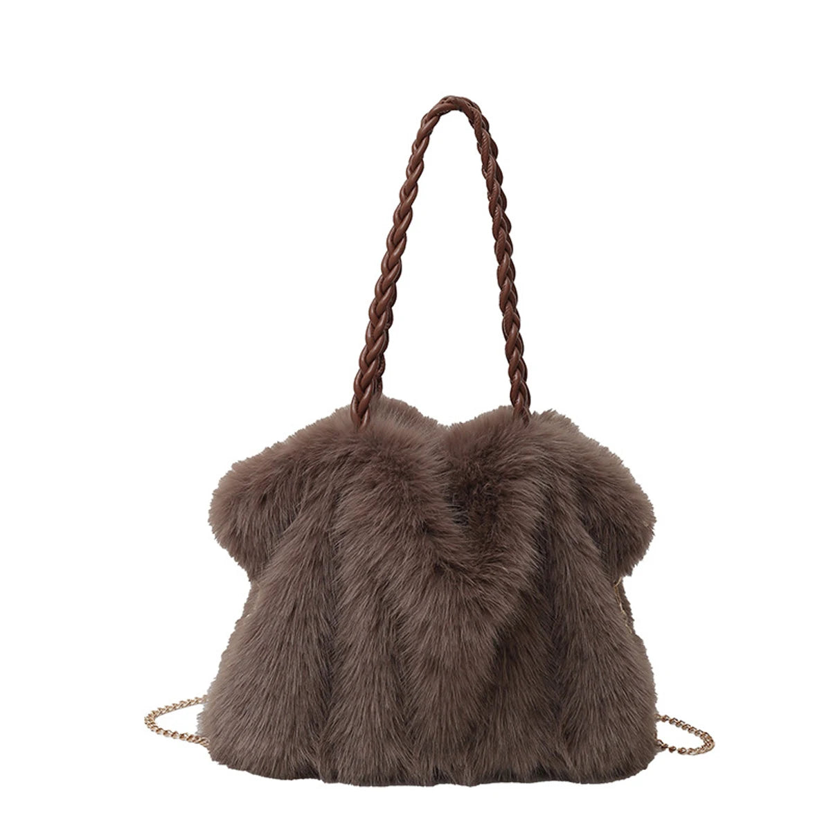 Sac fourre-tout en peluche noble - Luna - Maison Elvira