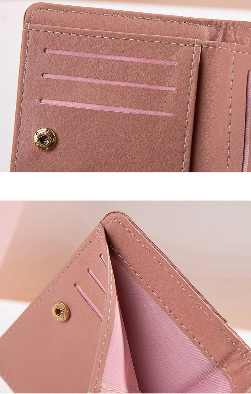 Portefeuille Léa - Cuir pliable multi compartiments