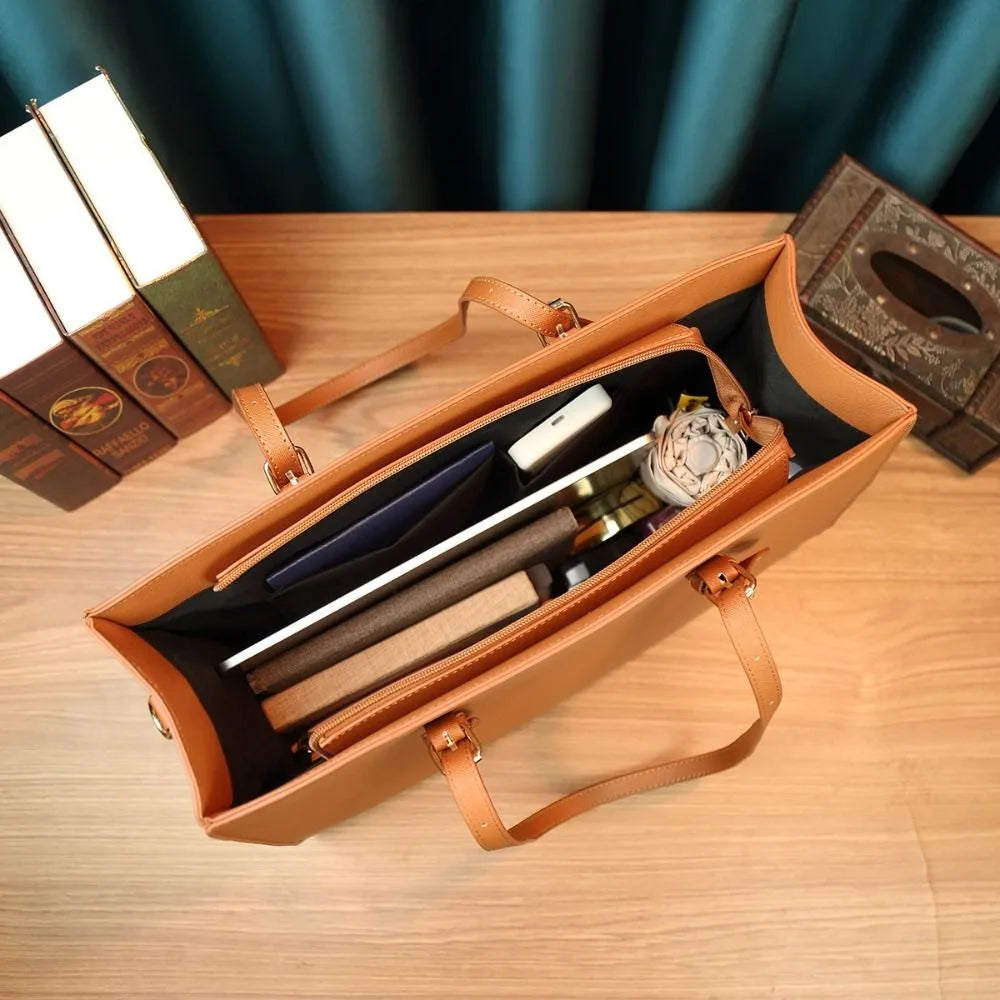 Sac à main bandoulière fourre-tout professionnel - Rosaura - Maison Elvira