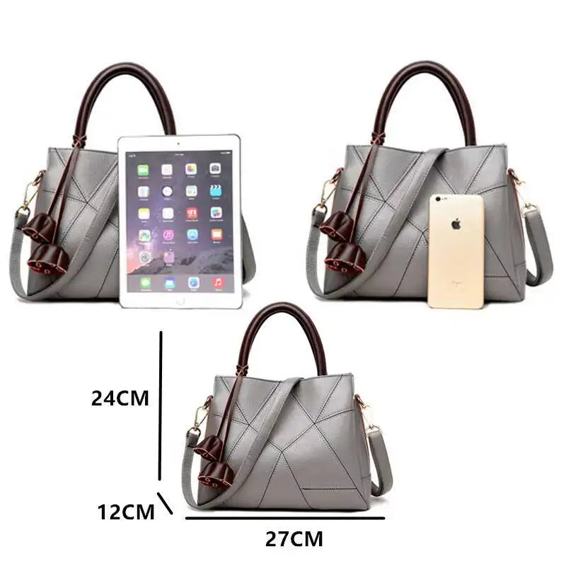 Sac à main bandoulière en cuir véritable fleuri - Cinzia - Maison Elvira