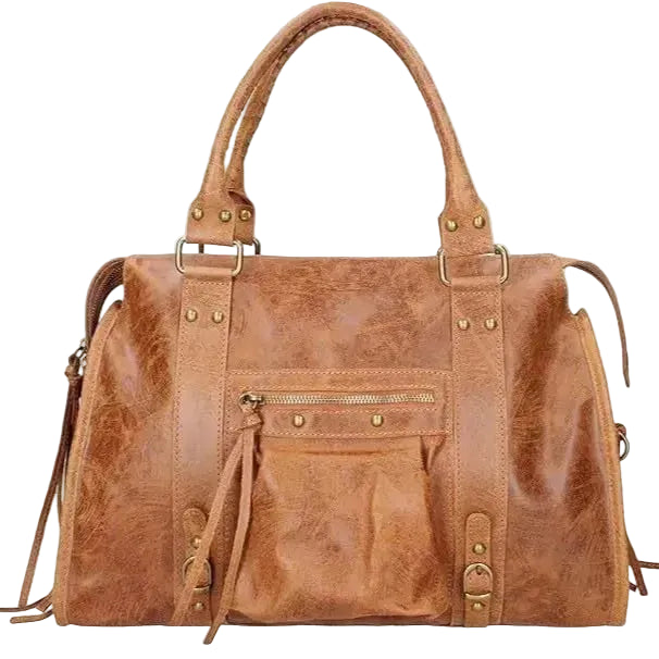 Sac à main fourre-tout bandoulière vintage urbain - Carlotta - Maison Elvira