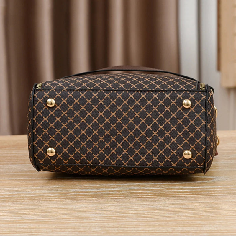 Sac à main bandoulière intemporel à carreaux - Clelia - Maison Elvira