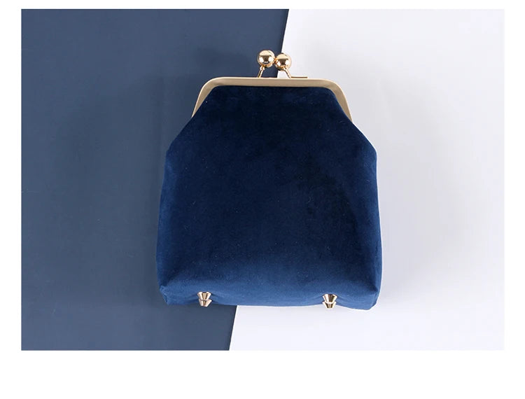 Sac à main bandoulière en velours rétro délicat - Ottilia - Maison Elvira