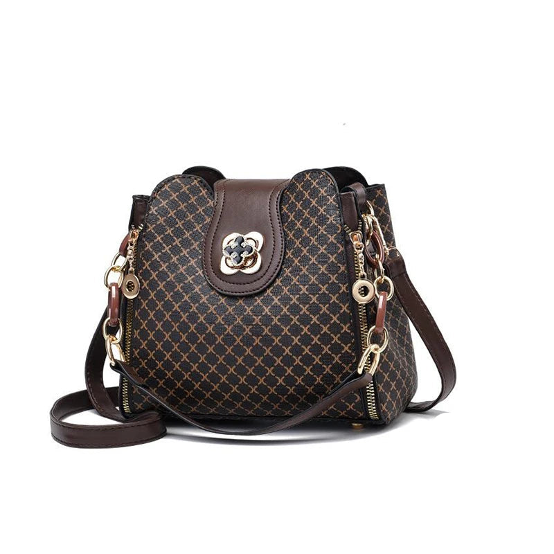 Sac à main bandoulière intemporel à carreaux - Clelia - Maison Elvira