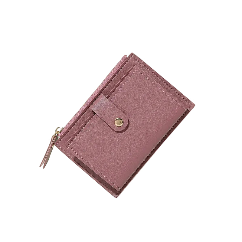 Portefeuille Mila - Mini cuir zippé