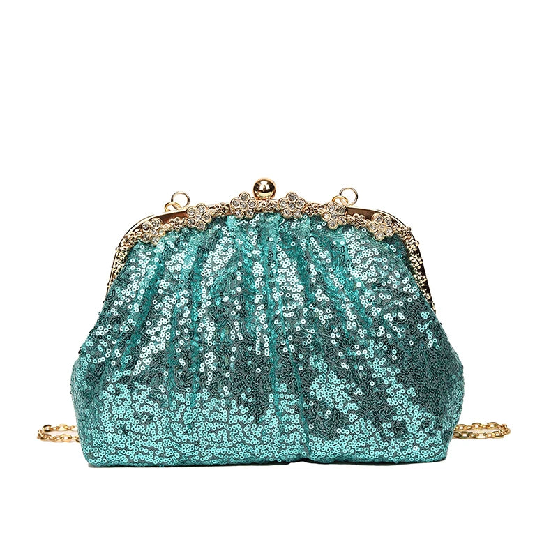 Sac à main bandoulière scintillant - Ginevra - Maison Elvira