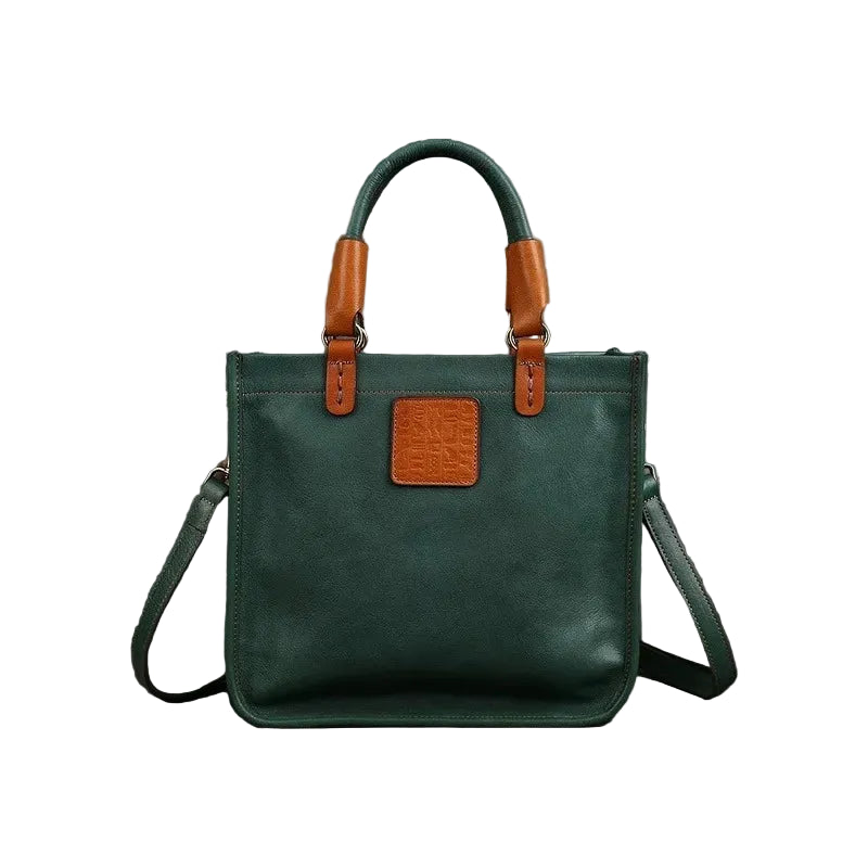 Sac à main bandoulière en cuir de vachette véritable intemporel - Isidora - Maison Elvira