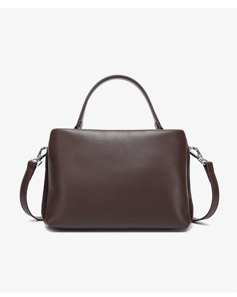 Sac à main bandoulière en daim naturel décontracté - Ottorina - Maison Elvira