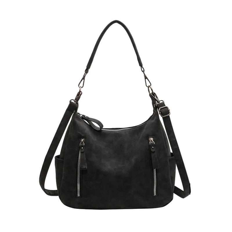 Sac à main bandoulière rétro en cuir souple - Teodora - Maison Elvira