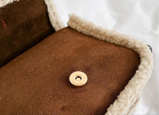 Sac à main en peluche délicat - Livia - Maison Elvira