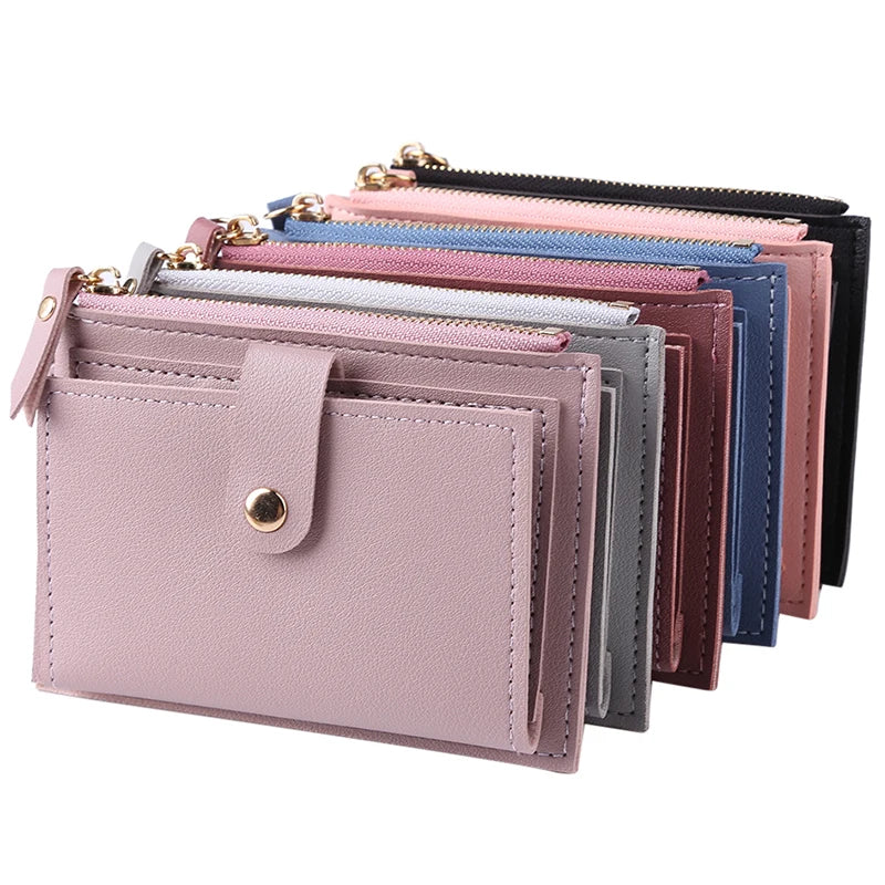 Portefeuille Mila - Mini cuir zippé
