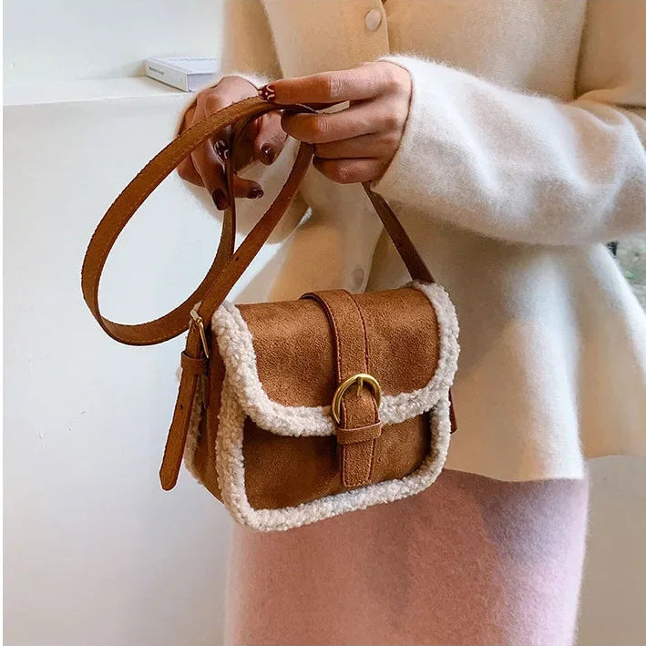 Sac à main en peluche délicat - Livia - Maison Elvira