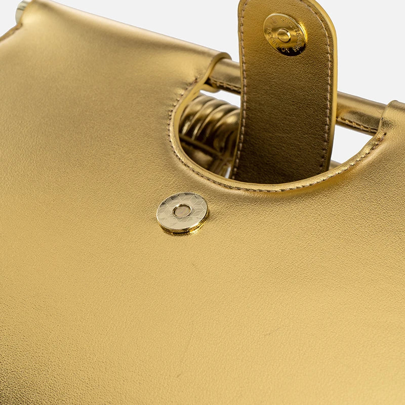 Sac à main bandoulière hobo tissé argent chic - Leandra - Maison Elvira