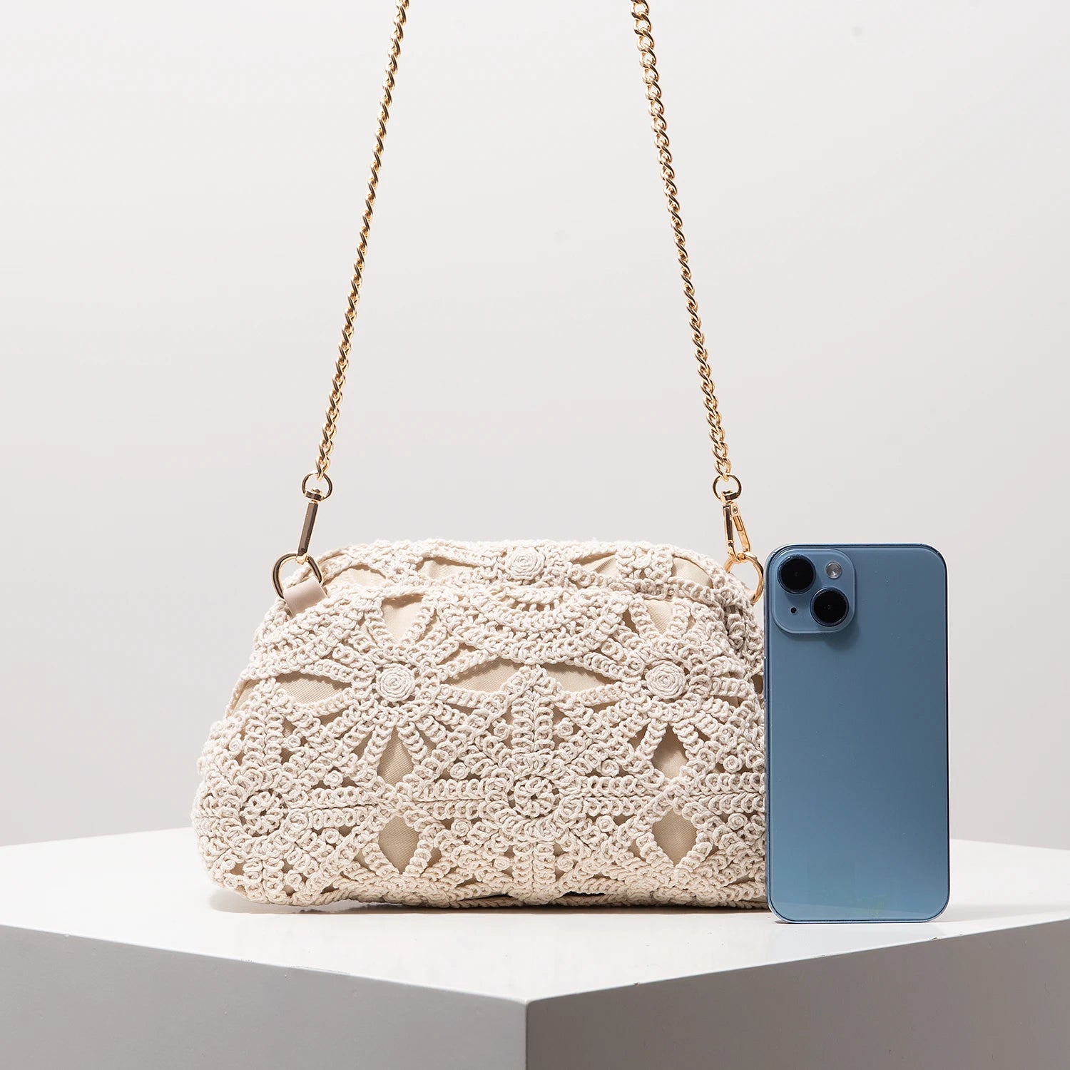 Sac à main bandoulière tissé bohème - Elvira - Maison Elvira