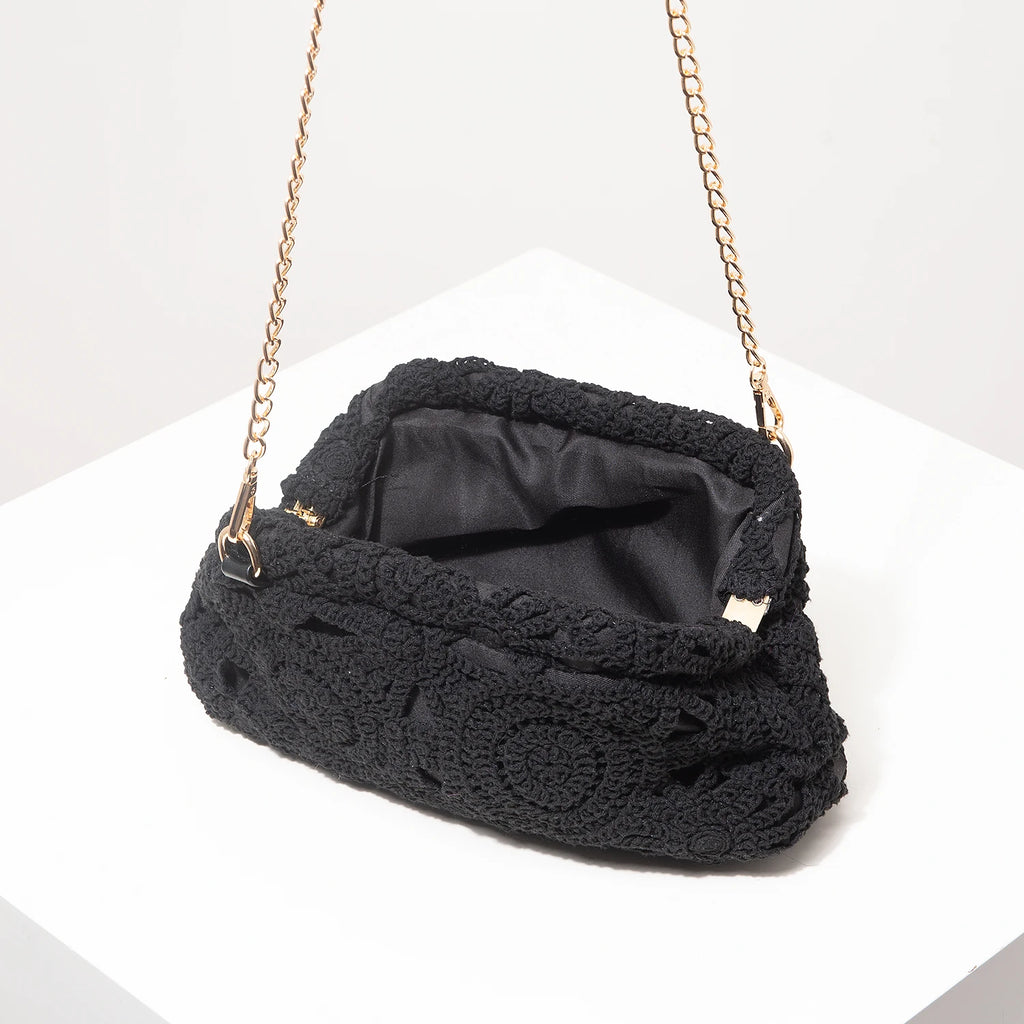 Sac à main bandoulière tissé bohème - Elvira - Maison Elvira