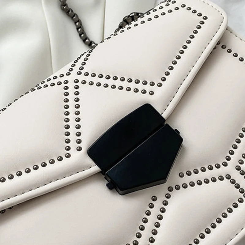 Sac à main bandoulière clouté - Nina - Maison Elvira