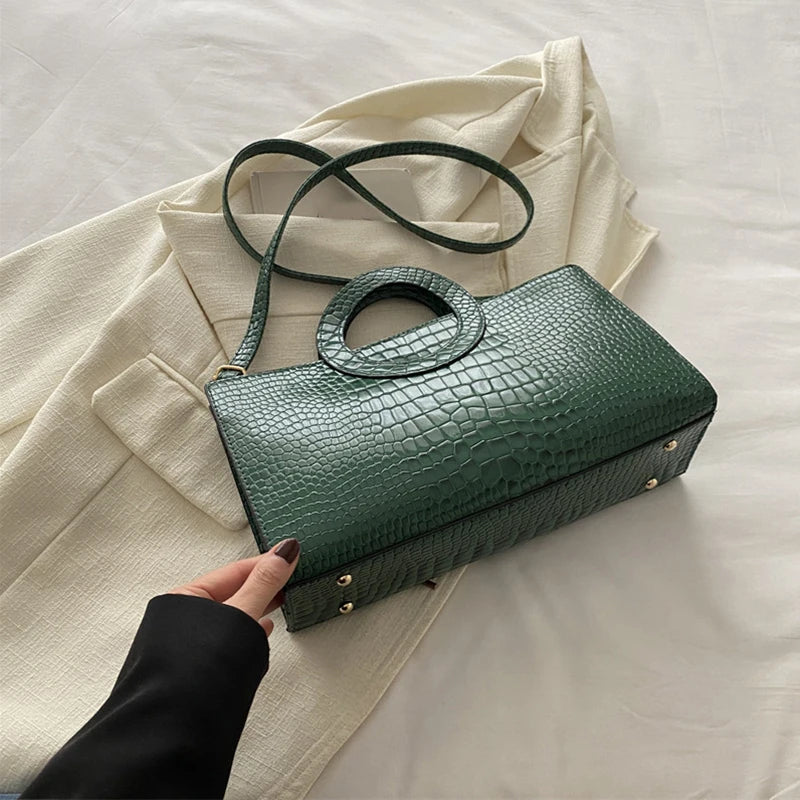 Sac à main bandoulière crocodile raffiné - Tatiana - Maison Elvira