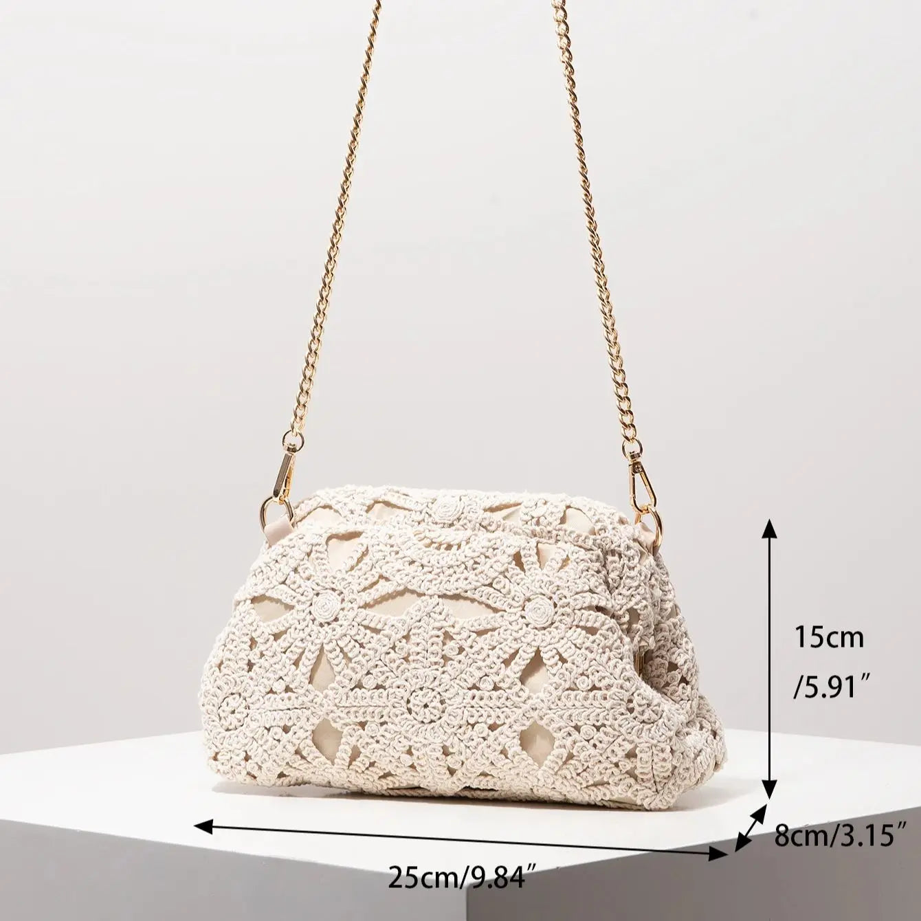 Sac à main bandoulière tissé bohème - Elvira - Maison Elvira