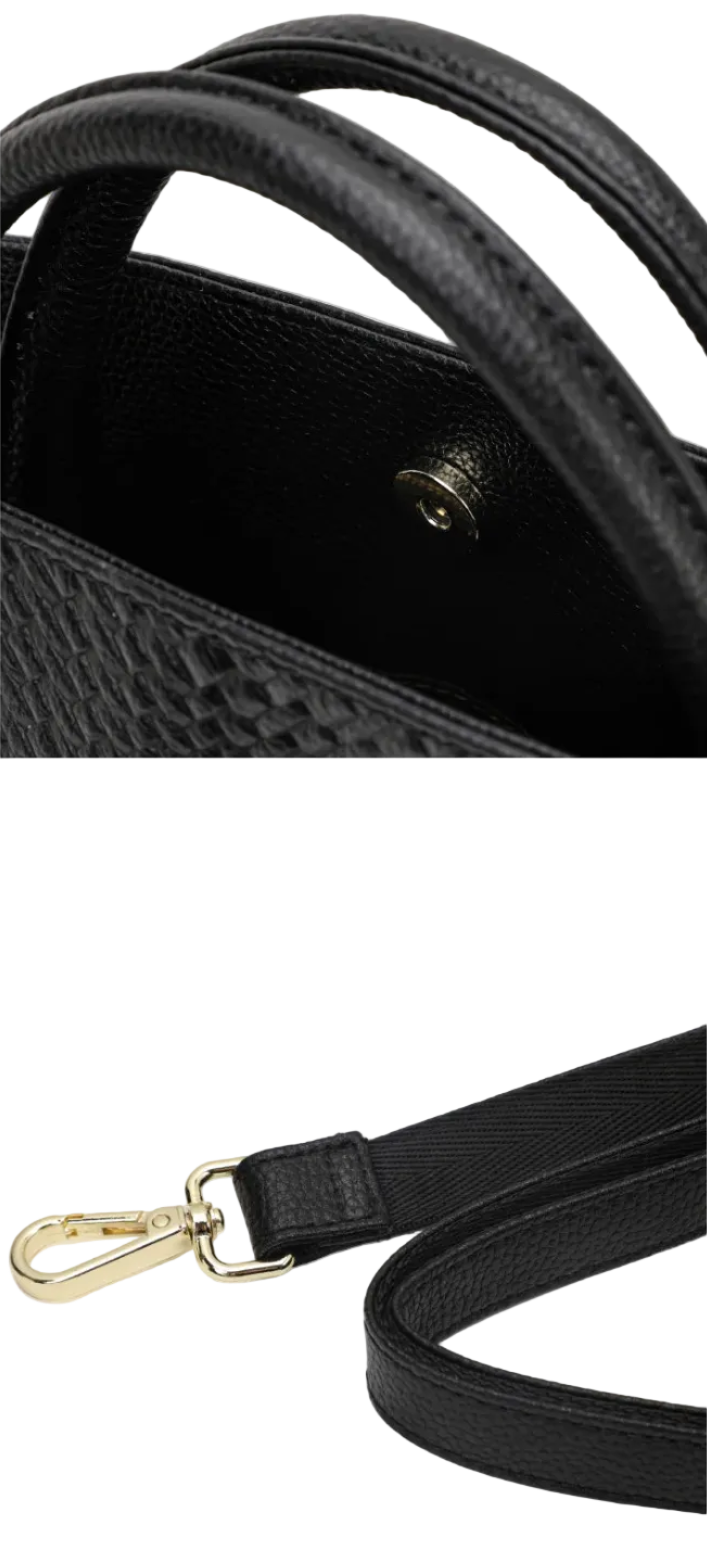 Sac à main seau tissé grande capacité - Renata - Maison Elvira