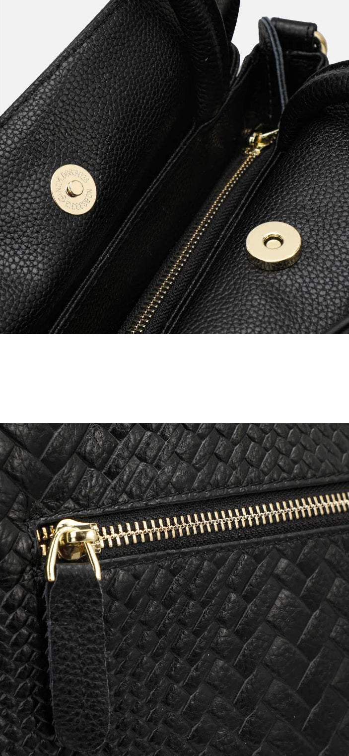 Sac à main seau tissé grande capacité - Renata - Maison Elvira