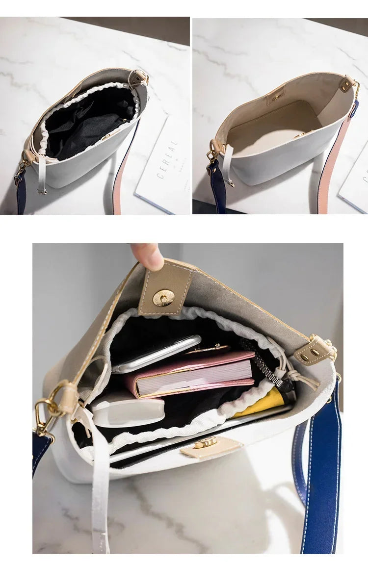 Sac à main bandoulière seau léger - Giada - Maison Elvira