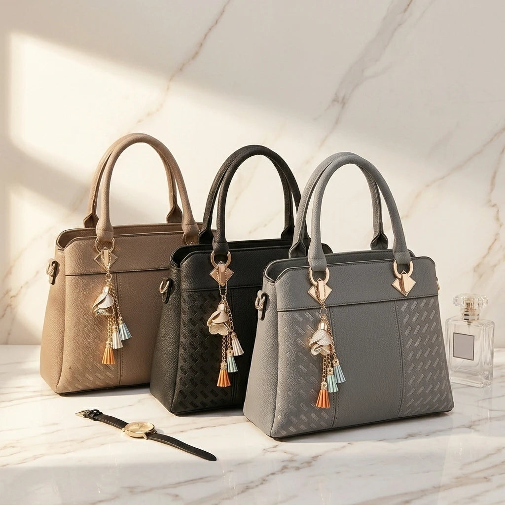 Sac à main bandoulière brodé charmant - Camilla