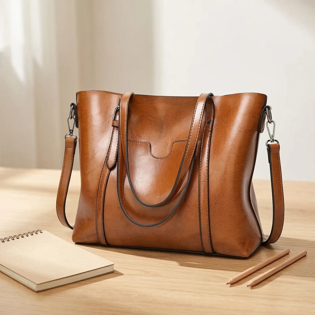 Sac à main bandoulière ciré - Annalisa