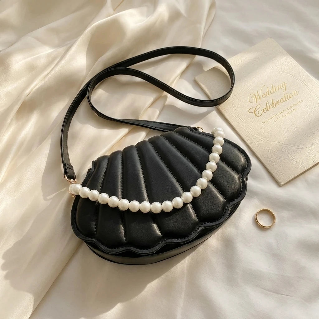Sac à main bandoulière délicat à perles - Fiorella