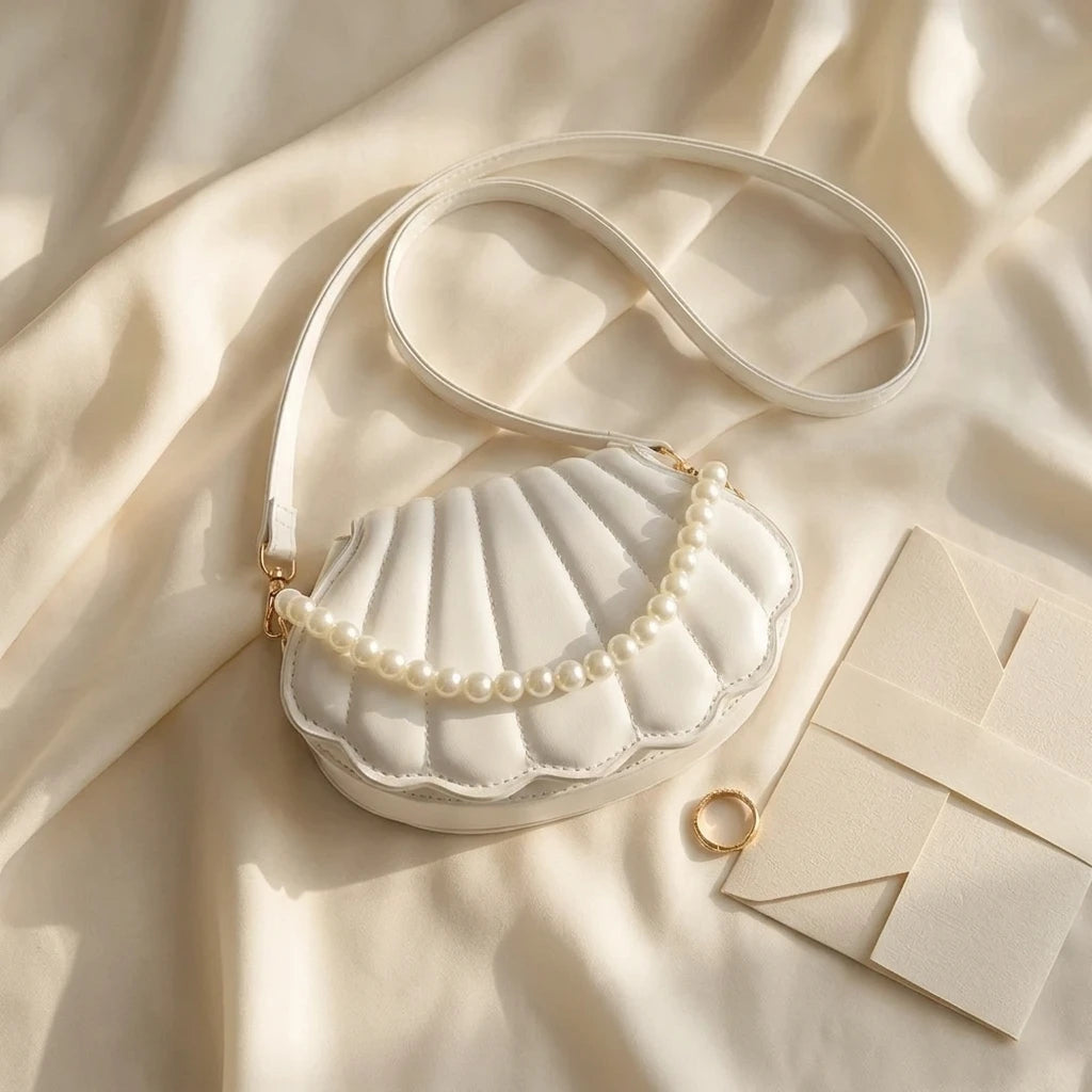 Sac à main bandoulière délicat à perles - Fiorella