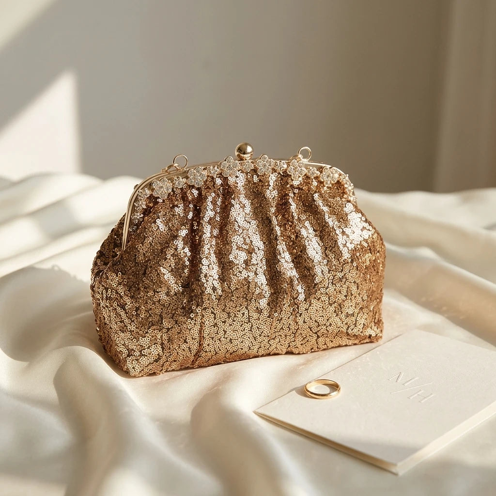 Sac à main bandoulière scintillant - Ginevra
