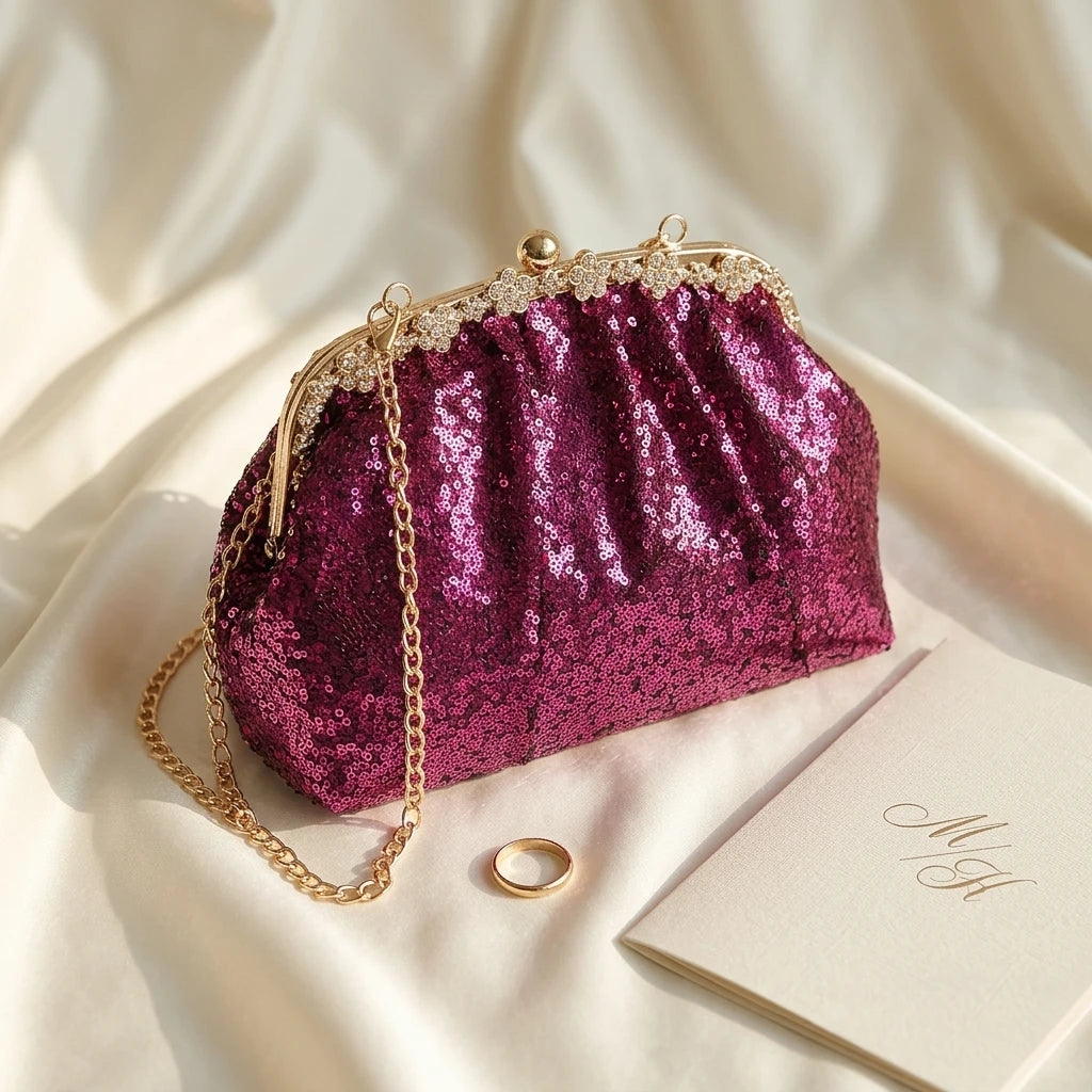 Sac à main bandoulière scintillant - Ginevra