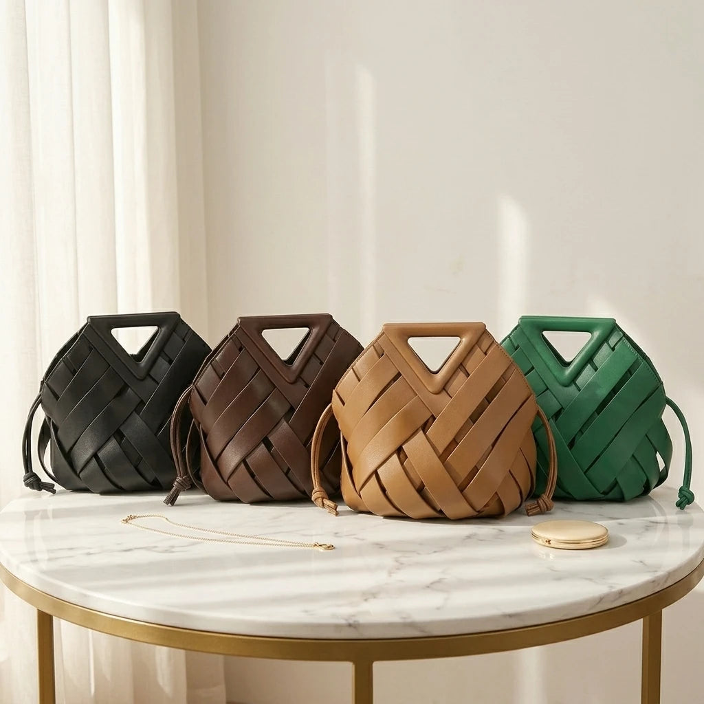 Sac à main bandoulière tressé - Imelda