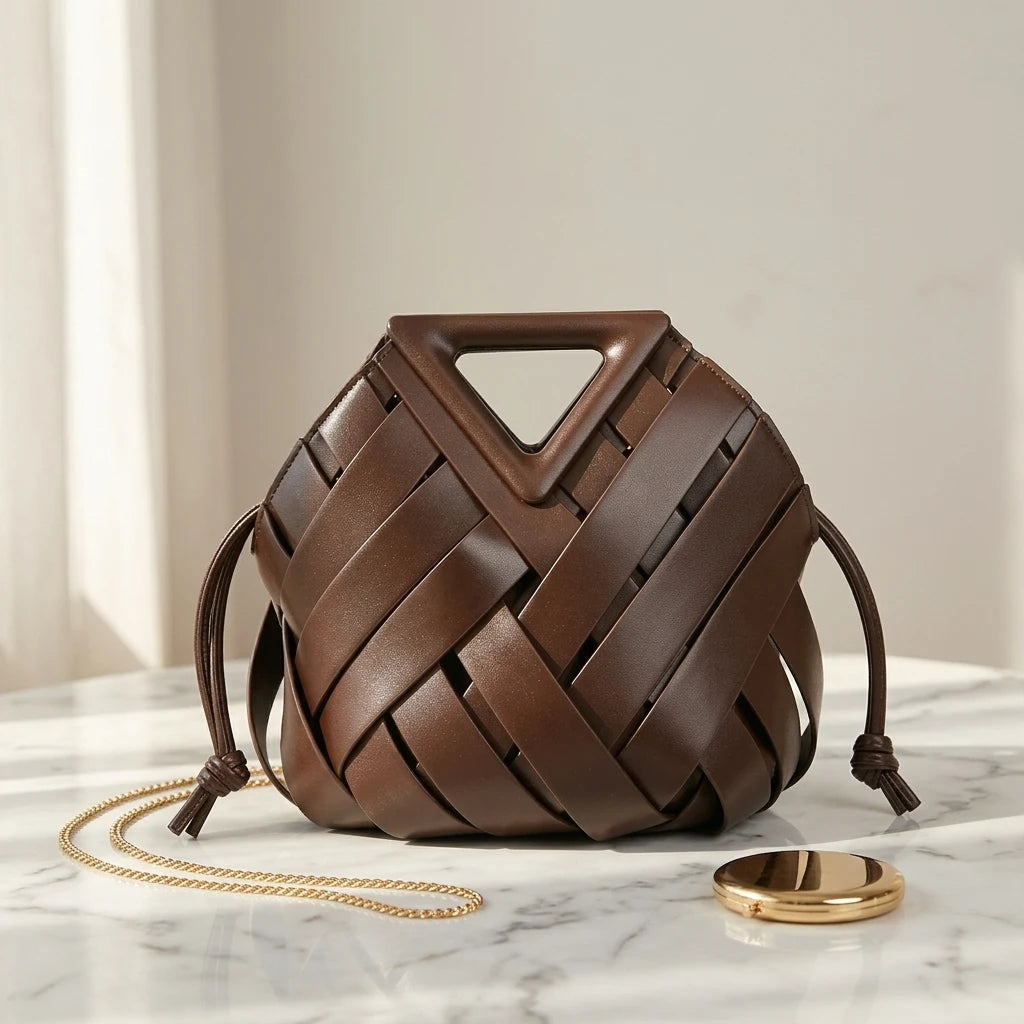 Sac à main bandoulière tressé - Imelda