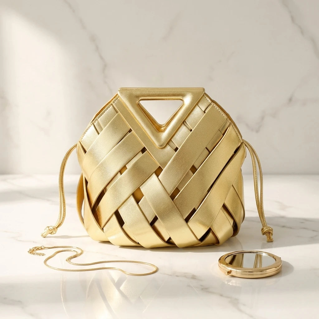 Sac à main bandoulière tressé - Imelda