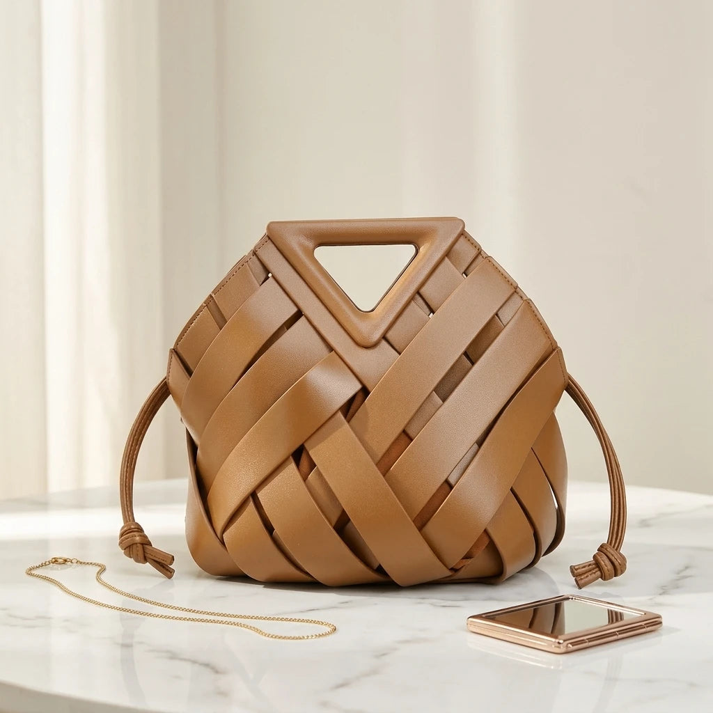 Sac à main bandoulière tressé - Imelda