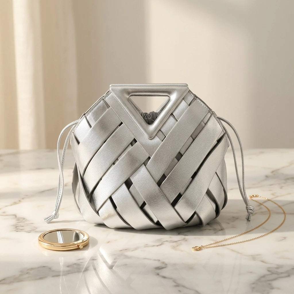 Sac à main bandoulière tressé - Imelda