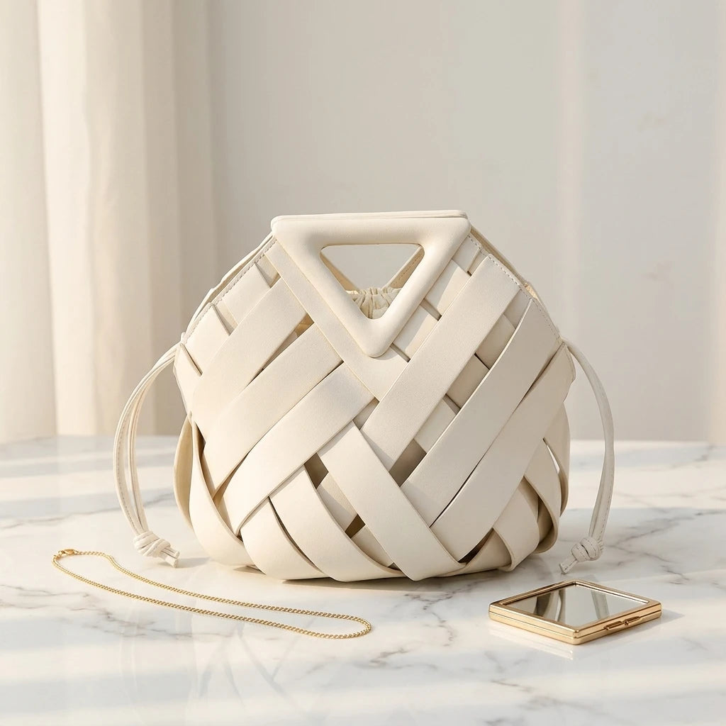 Sac à main bandoulière tressé - Imelda