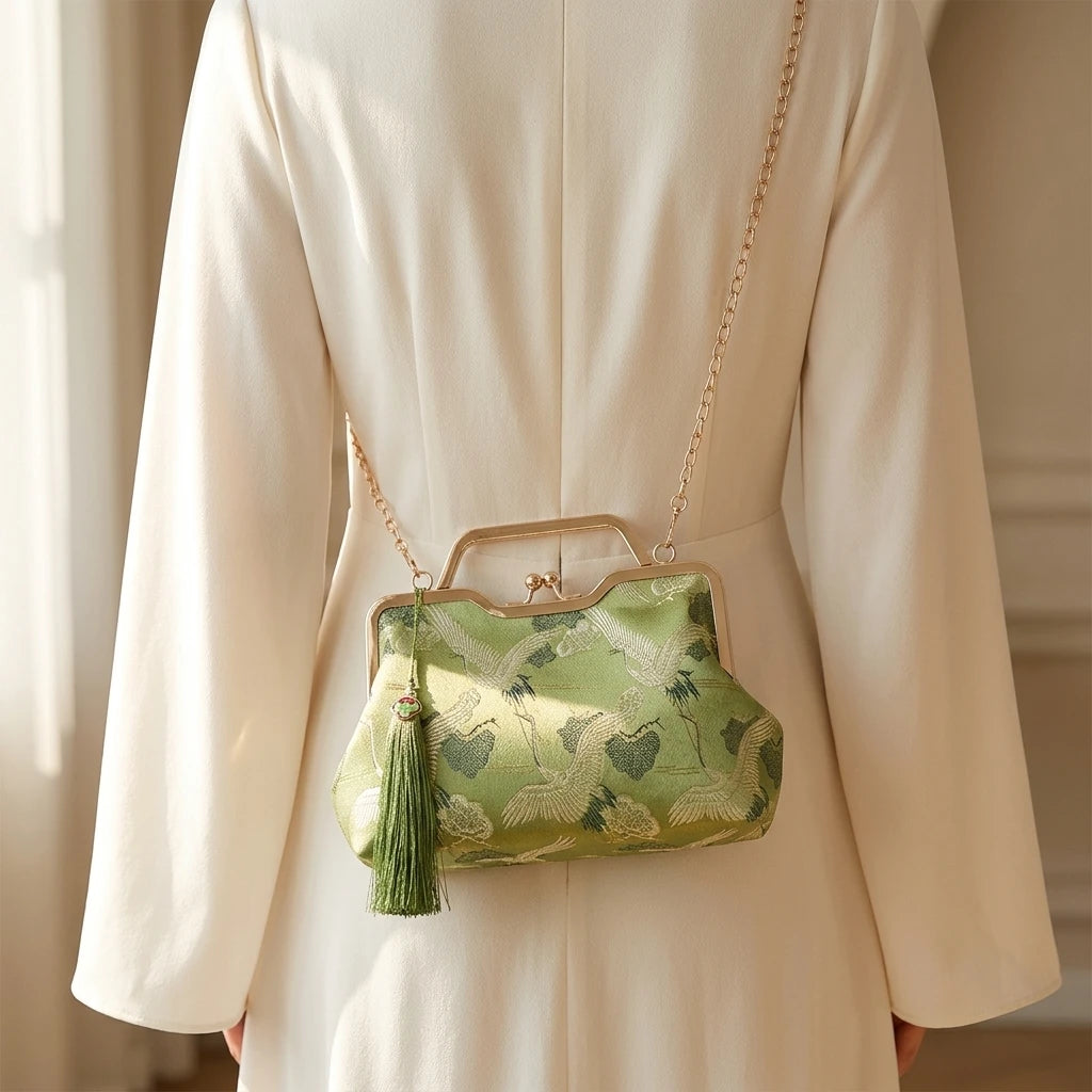 Sac à main bandoulière vintage brodé - Maddalena