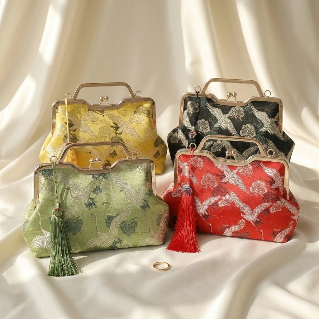 Sac à main bandoulière vintage brodé - Maddalena
