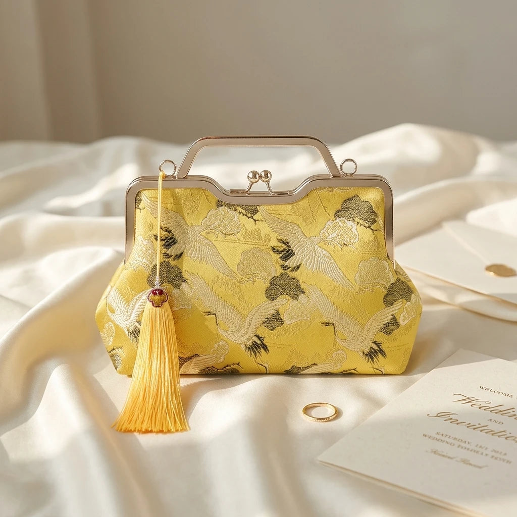 Sac à main bandoulière vintage brodé - Maddalena