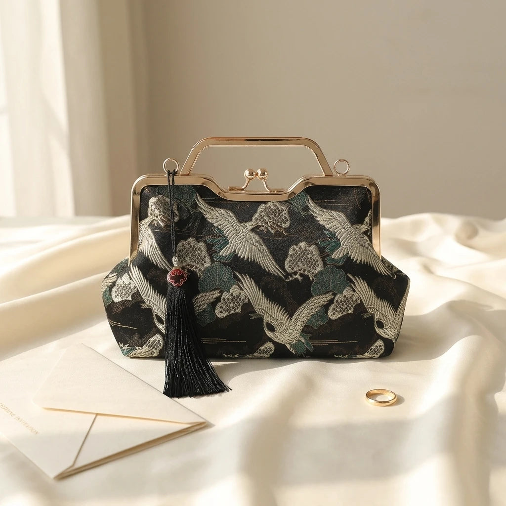 Sac à main bandoulière vintage brodé - Maddalena