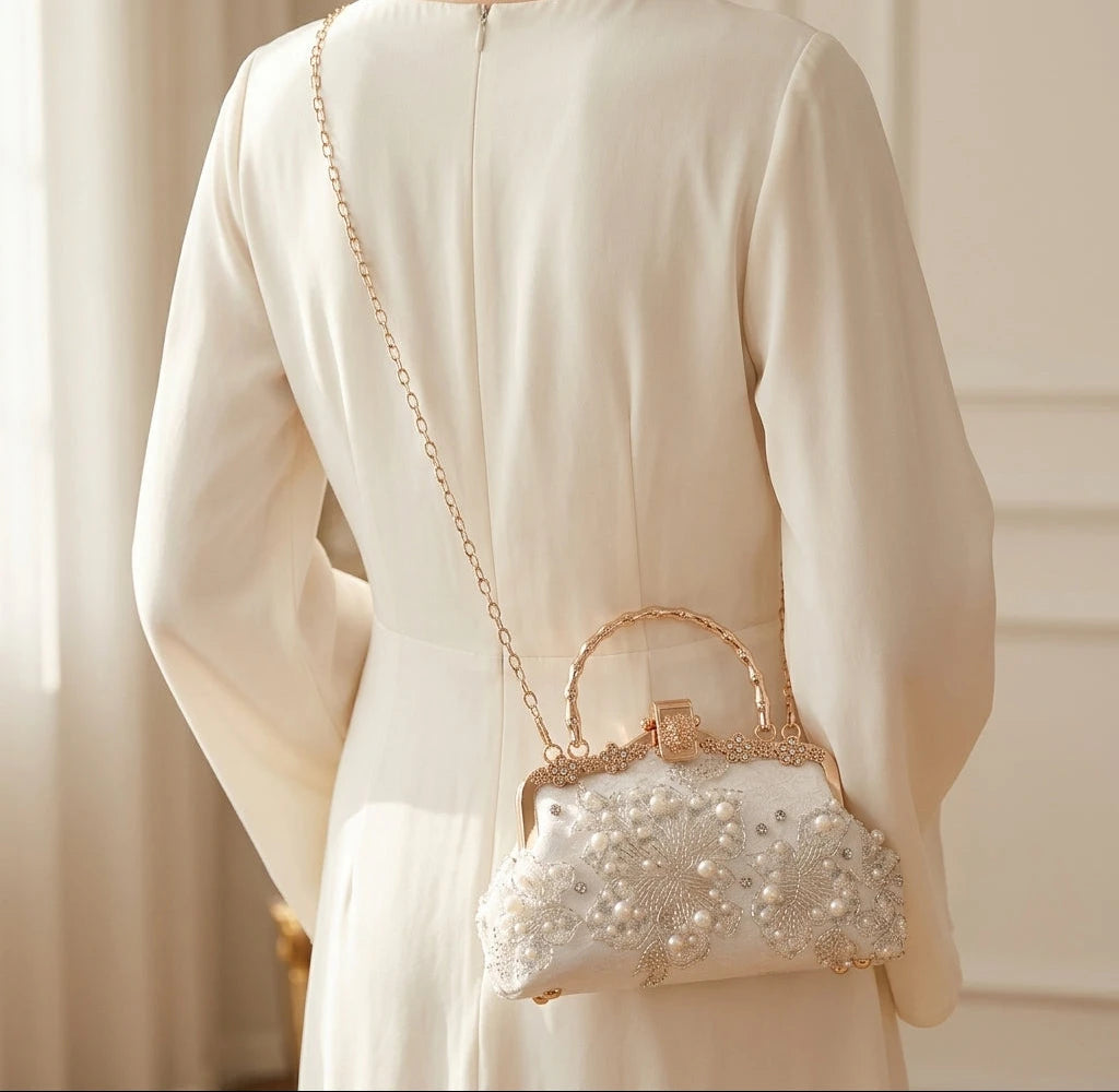 Sac à main bandoulière vintage fleuri - Flaminia